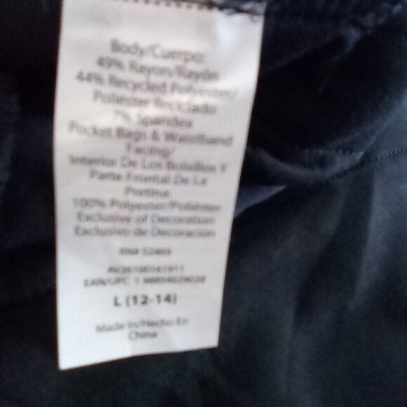 🎉AVIA Workout Exercise Black Romper Stretchy Soft Size Large - Picture 8 of 9